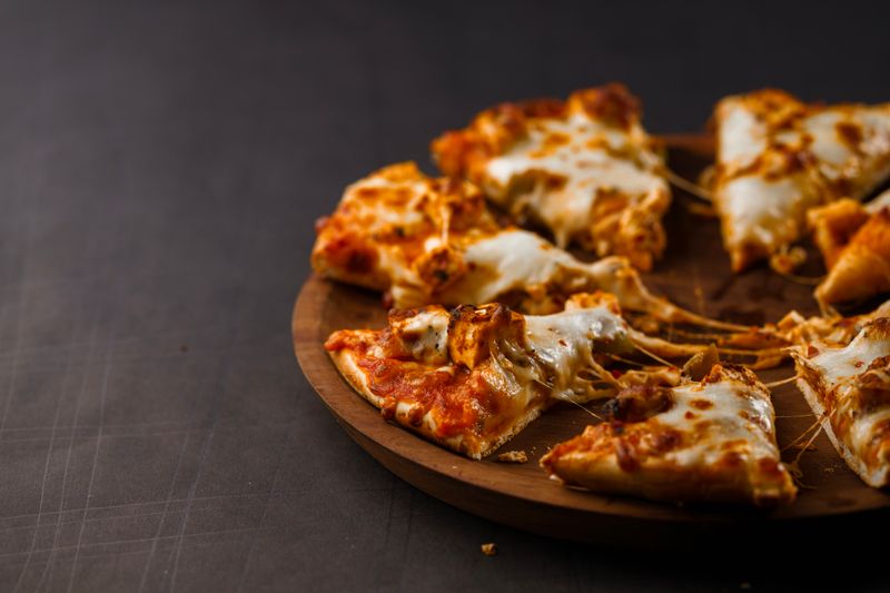 Four Cheese pizza with blend of artisan cheeses